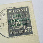 1941 Äänislinna vihreä lp tarvekortti Porvooseen - pikkukuva 1