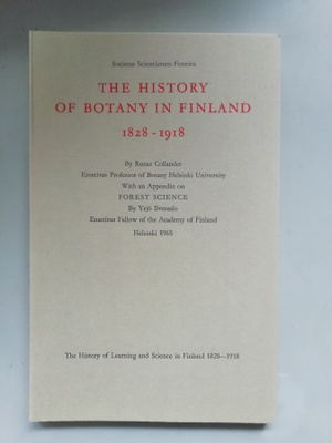 The history of botany in Finland 1828-1918