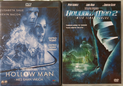 THE HOLLOW MAN & THE HOLLOW MAN 2 DVD