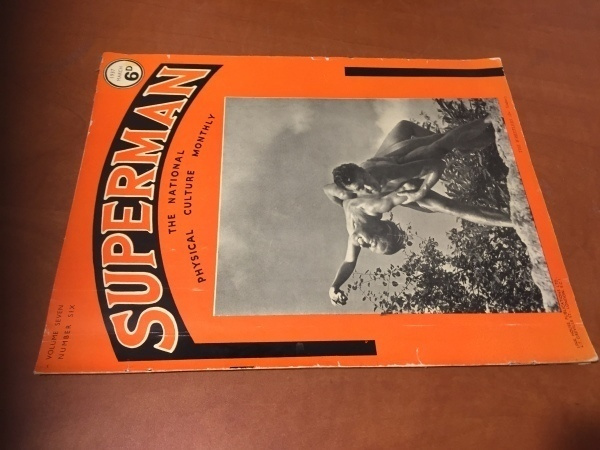 SUPERMAN THE NATIONAL PHYSICAL CULTURE MARCH 1937