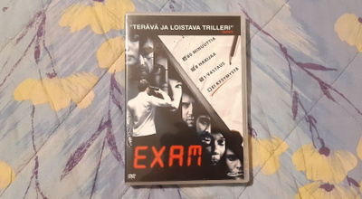 EXAM dvd 2009 mainio yhden huoneen jännäri