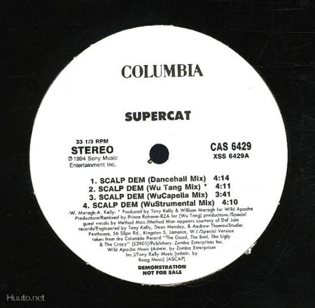 SUPERCAT :: SCALP DEM / SOUTH CENTRAL :: PROMO MAXI 12" 1994