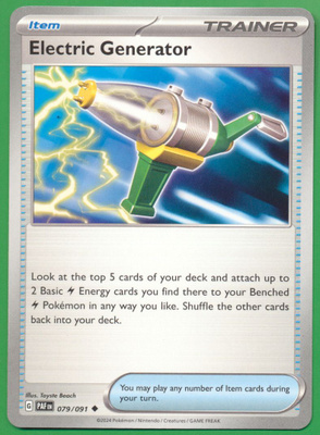 Pokémon Electric Generator