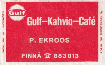 Finnå, P. Ekroos. Gulf    8/15
