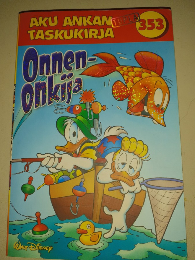 Aku Ankan taskukirja 353 Onnenonkija