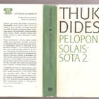 Thukydides: Peloponnesolaissota 1 - 2, WSOY 1964,skp,, K3 + - pikkukuva 2