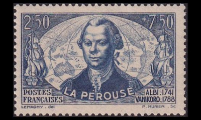Ranska 550 ** Merenkulkija de La Pérouse (1942)