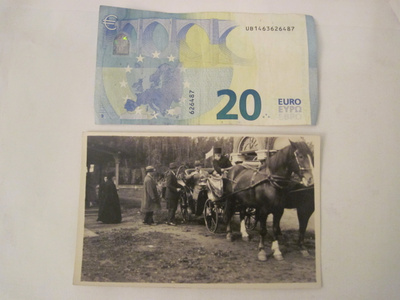 VANHA Valokuva Valamo Postikortin Alkup.Mallikappale 1920-l