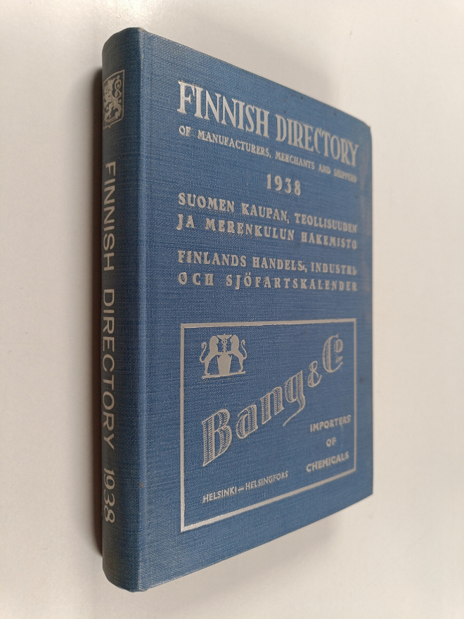 Finnish directory of manufacturers, merchants and shipper...