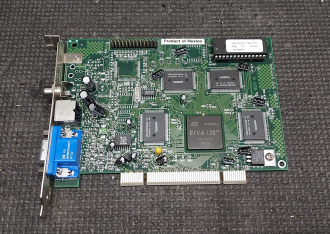 STB Velocity 128 4MB, NVidia Riva 128 PCI