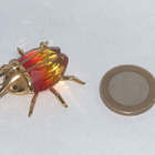 Swarovski 250472 Paradise Bugs Beetle Amazar fire opal small - pikkukuva 1