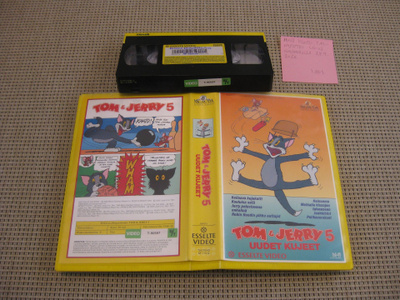 Tom & Jerry 5 -Uudet Kujeet-VHS (FIx, Esselte Video)