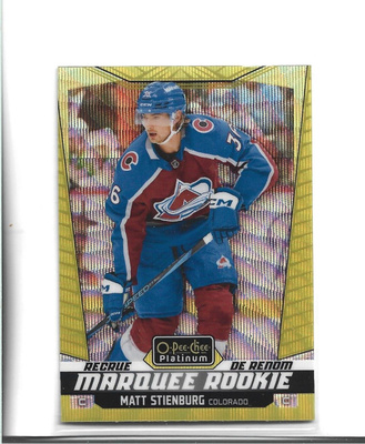 MATT STIENBURG - MARQUEE ROOKIE - NEON YELLOW SURGE # 288
