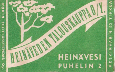 Heinävesi, Heinäveden Talouskauppa O/y ,  b491