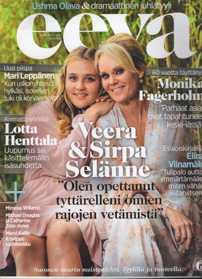 Eeva n:o 5 2021 Veera & Sirpa. Lotta. Monika. Ushma. Michael