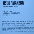 VALLILA MAKEBA PÖYTÄLIINA 145 x 250 CM - pikkukuva 3