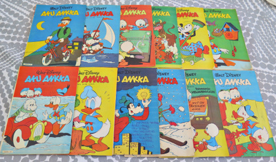 Aku Ankka -lehtiä vuosilta 1978-1983 - 12 kpl