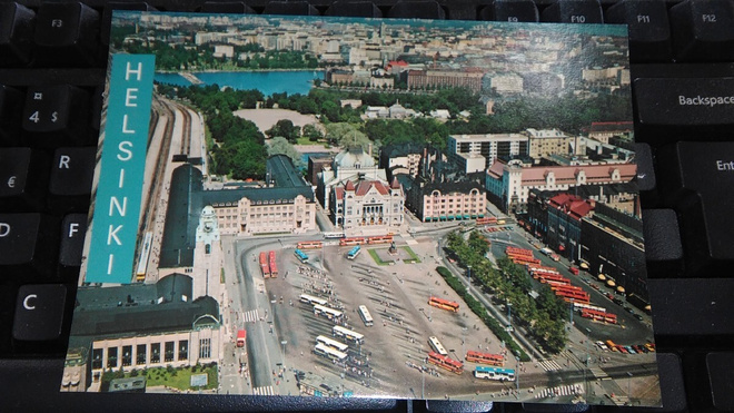 Helsinki Asema Bussit Ilmakuva Harala