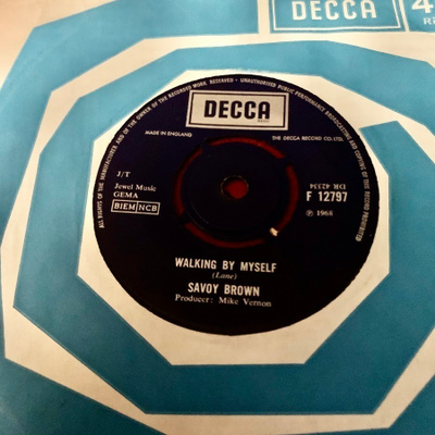 SAVOY BROWN: Walking By Myself * Vicksburg Blues *UK 1968