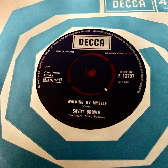 SAVOY BROWN: Walking By Myself * Vicksburg Blues *UK 1968