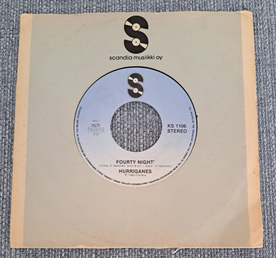 Hurriganes: Fourty Night/Wicked Woman 7" single