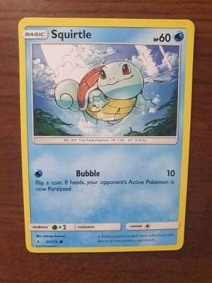Pokemon Squirtle 33/214