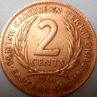 East. Caribbean States. 2 cents 1961,1964,1965. - pikkukuva 4