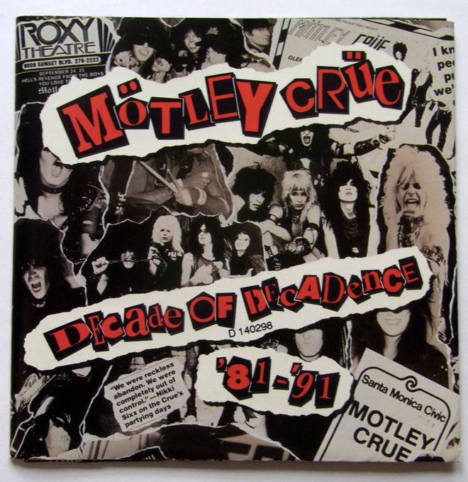 MÖTLEY CRUE Decade of Decadence CD HUIPPUKUNTO