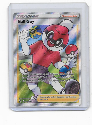2021 Pokemon BALL GUY (065/072) Full Art Ultra Rare