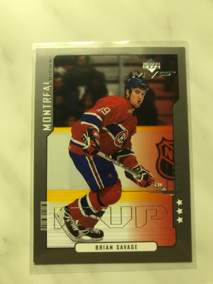 2000-01 Upper Deck MVP Third Star Brian Savage #90