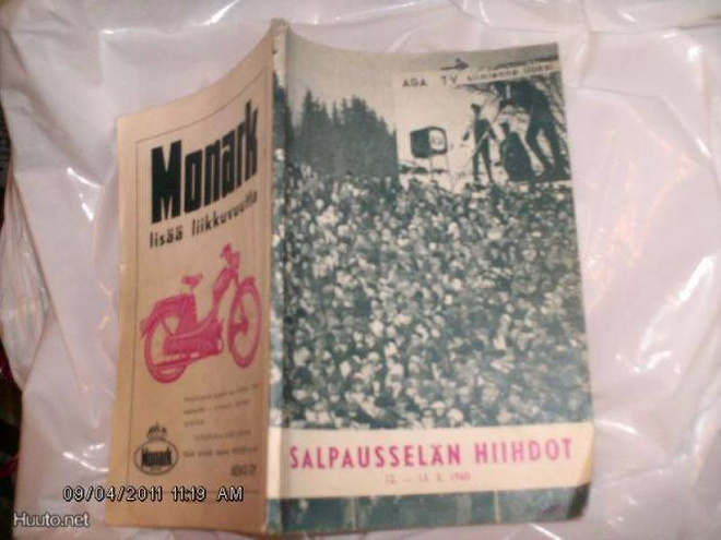 Salpausselän hiihdot 1960 kisaohjelma (Sis.pk:t)