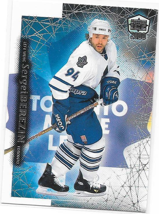 1999-00 Pacific Dynagon Ice #185 Sergei Berezin Toronto