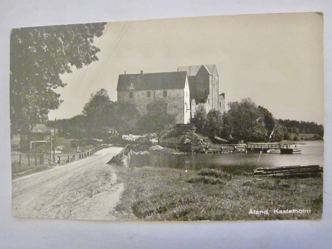 VANHA Postikortti Ahvenanmaa Kastelholm 1930-l
