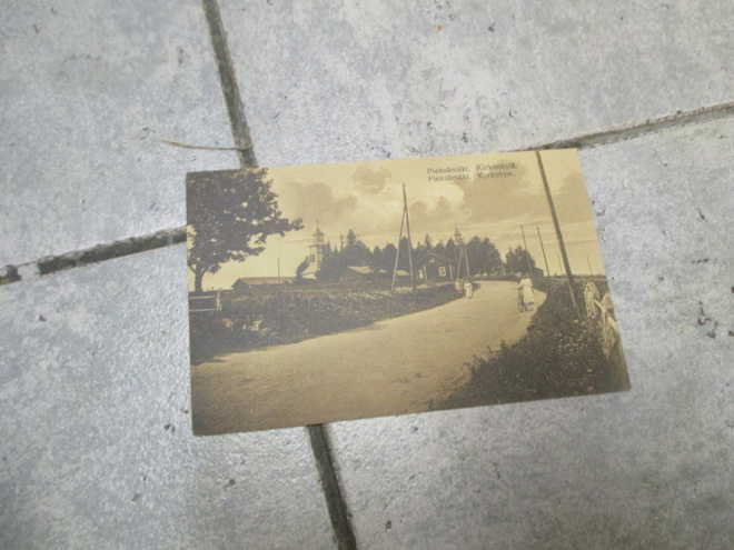 PIEKSÄMÄKI KIRKONKYLÄ - vanha postikortti