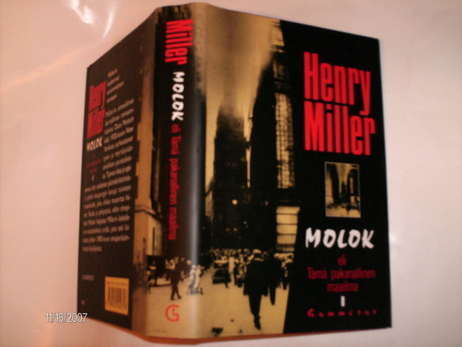 Henry Miller: MOLOK eli Tämä pakanallinen maailma (Sis.pk:t)
