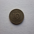 10 ÖRE RUOTSI 1953 Hopea - pikkukuva 1