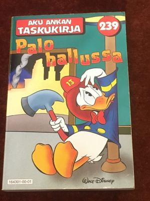 AKU ANKAN TASKUKIRJA - 239 - PALO HALLUSSA
