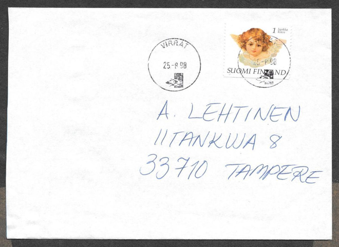 Postilähetys - Ystävyys (LAPE 1370) Virrat 25.8.1998