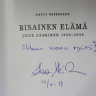 HEIKKINEN - RISAINEN ELÄMÄ KIRJA + KIRJAILIJAN NIMIKIRJOITUS - pikkukuva 3
