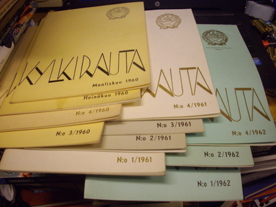 11 kpl KYLKIRAUTA lehtiä v. 1960-1962 ( sis. postikulut )