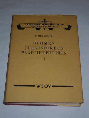 V. Merikoski : Suomen julkisoikeus pääpiirteittäin II