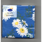 SERVETTIPAKETTI °°PÄIVÄNKAKKARAT°°/ Daisy Blue (DUNI) - pikkukuva 1