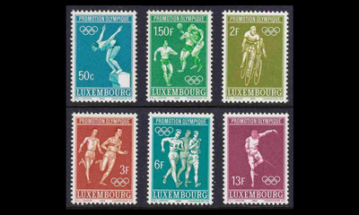 Luxemburg 765-70 ** Olympialaiset México (1968)