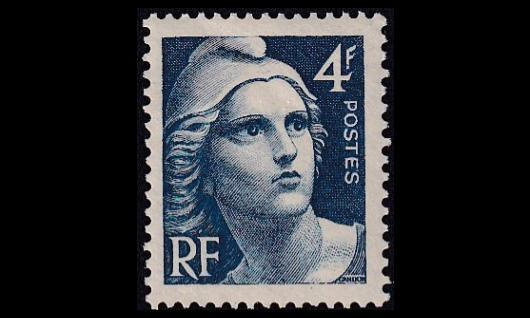 Ranska 698 ** Marianne 4 Fr (1945)