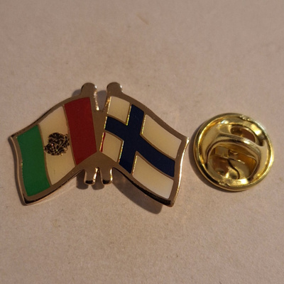 MEKSIKO/SUOMI LIPPU PINSSI