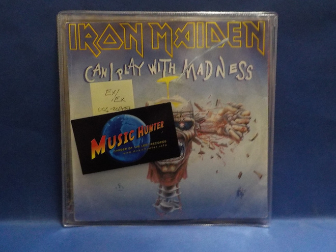 IRON MAIDEN - CAN I PLAY WITH MADNESS EX/EX 7"