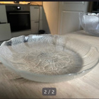 Vintage Luminarc / Arcoroc Fleur kulho ja lautanen (2 kpl - pikkukuva 2