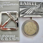 2 VANHAA Merkkiä Lahti 1970-l ISOT KOMEAT - pikkukuva 1
