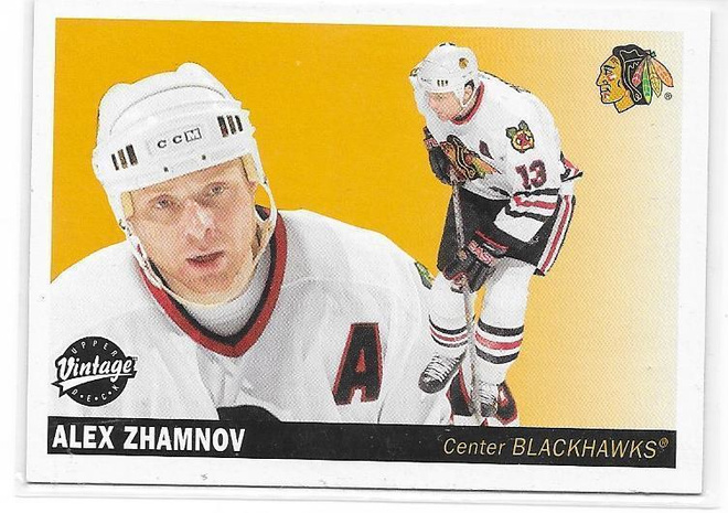 2002-03 UD Vintage #50 Alexei Zhamnov Chicago Blackhawks