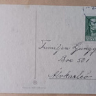 Jenny Nyström: Tyttö seisoo ikkunalaudalla, kukkia, p. 1940 - pikkukuva 2